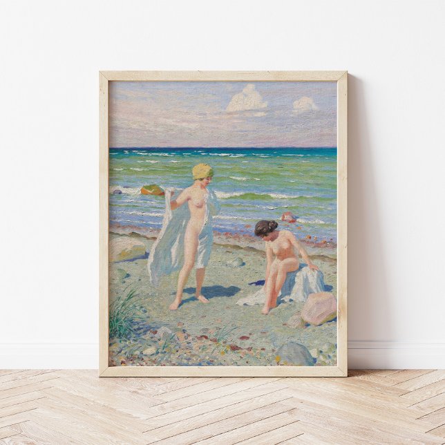 Nach dem Schwimmen | Paul Fischer Poster (Von Creator hochgeladen)