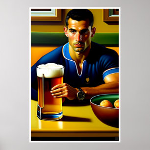 Nach dem Spiel - Rugby Art Print Poster