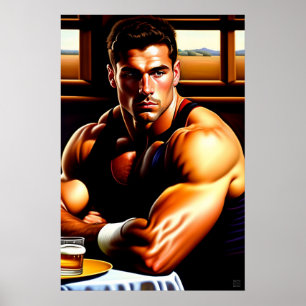 Nach dem Spiel - Rugby Art Print Poster