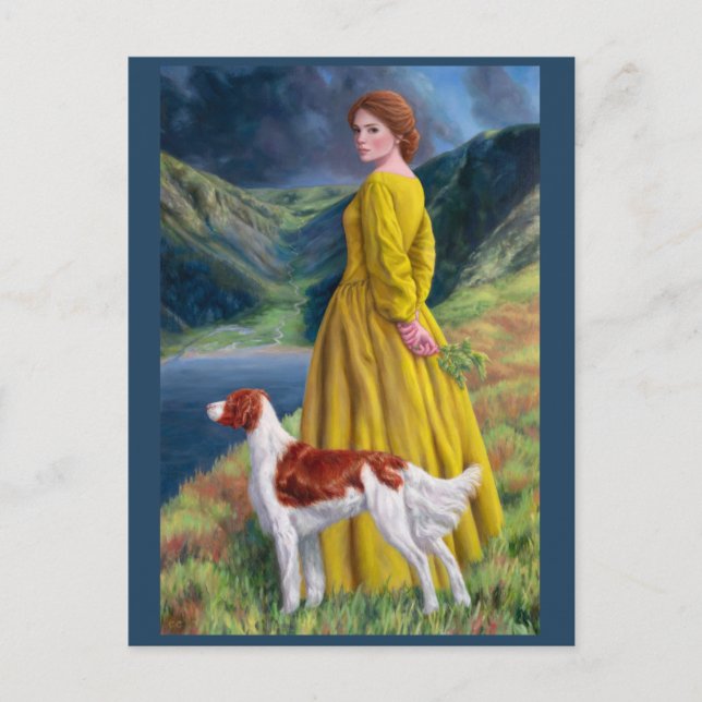 "Nach dem Sturm." Grußkarte Postkarte (Vorderseite)