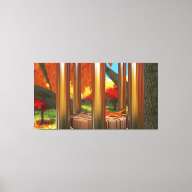 Nach dem Wind Wrapped Canvas Leinwanddruck (Vorderseite)