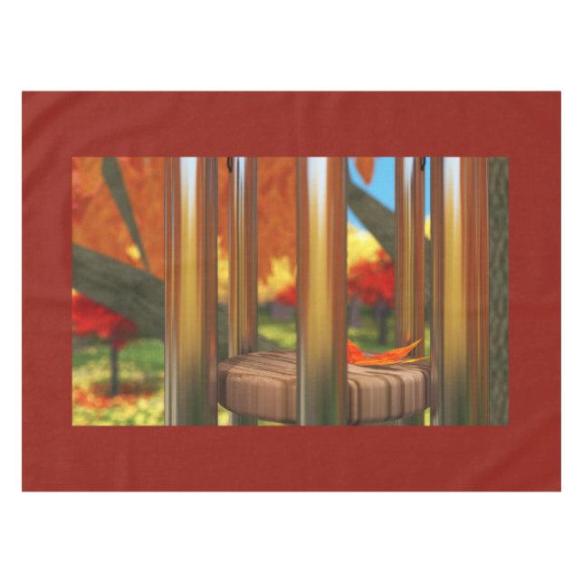 Nach dem Windtablett Tischdecke (Vorderseite (Horizontal))