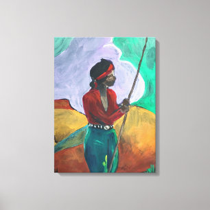 Nach dem Zeichn - Der kleine Schäfer Leinwanddruck