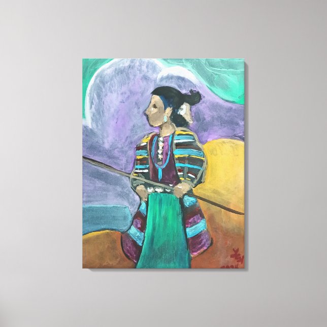 Nach dem Zeichn - die kleine Scheune Leinwanddruck (Vorderseite)