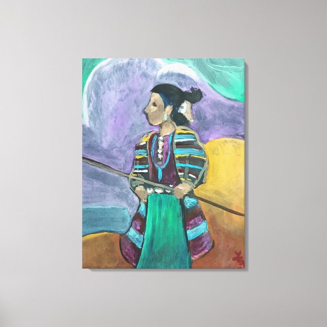 Nach dem Zeichn - die kleine Scheune Leinwanddruck (Vorderseite)