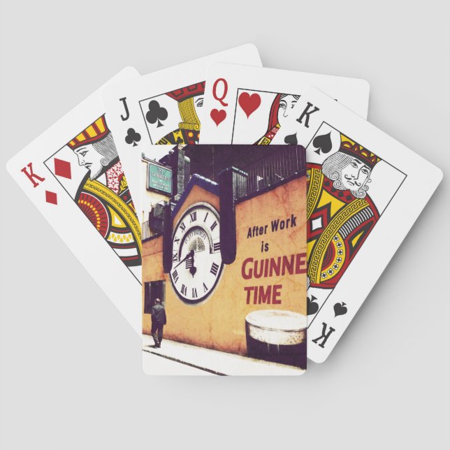 Nach der Arbeit Spielkarten (Rückseite)