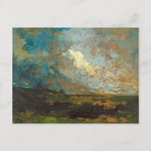 Nach der Dusche - Edward Mitchell Banister Postkarte