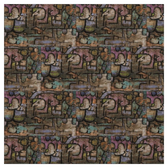 Nach der Flut von Paul Klee Stoff (Muster)