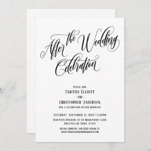 Nach der Hochzeitsfeier - Begräbnisskript Einladung