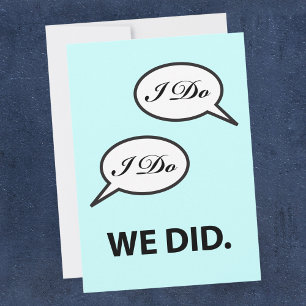 Nach der Hochzeitsfeier ich tue, haben wir eingela Einladung