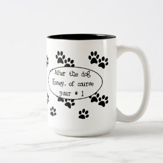 Nach der Hundehonig-Tasse Zweifarbige Tasse