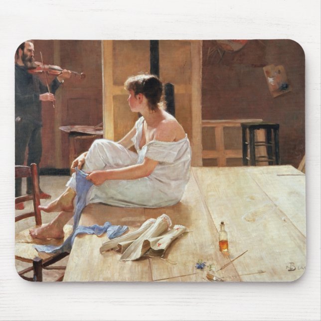 Nach der Pose 1884 Mousepad (Vorne)