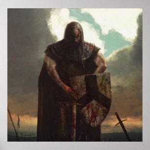 Nach der Schlacht - Kriegerposter Poster