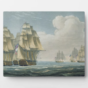 Nach der Schlacht von Trafalgar am 21. Oktober 180 Fotoplatte