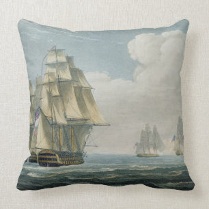 Nach der Schlacht von Trafalgar am 21. Oktober Kissen