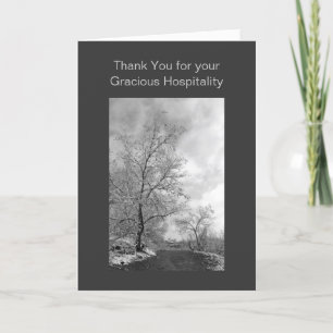 Nach der Schneevorlage vielen Dank Dankeskarte