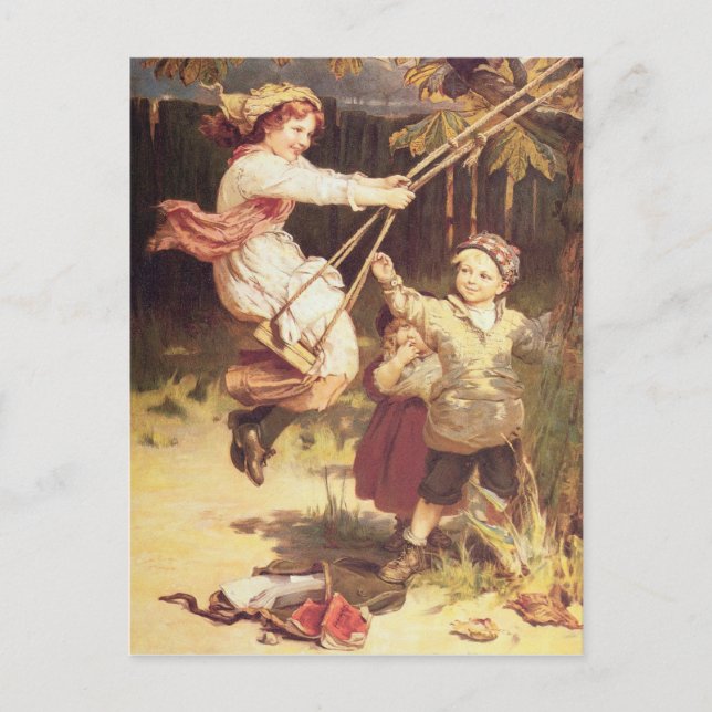 Nach der Schule Postkarte (Vorderseite)