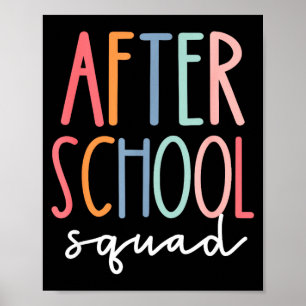 Nach der Schule Trupp süß nach der Schule Programm Poster