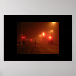 Nach Dunkelheit laufen Poster