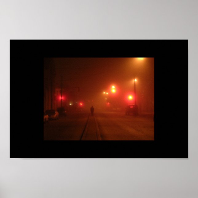 Nach Dunkelheit laufen Poster (Vorne)