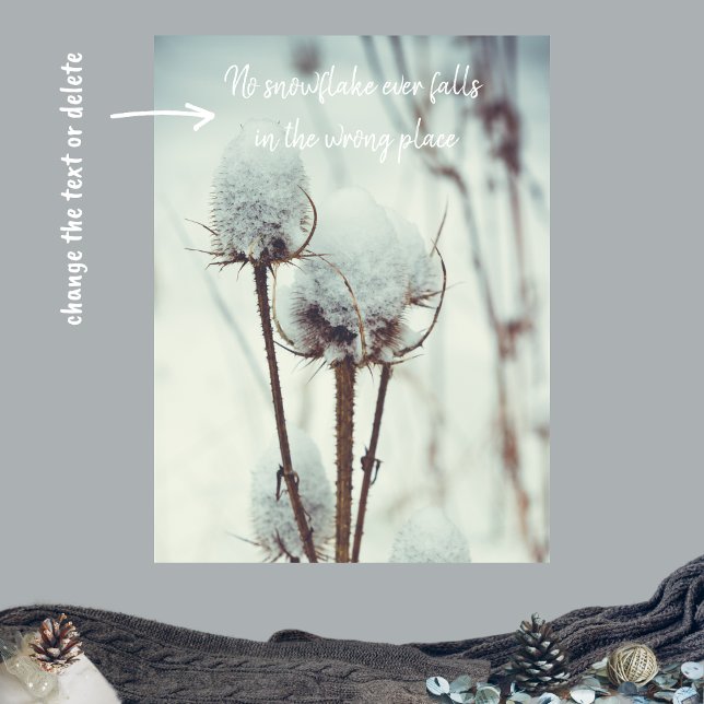 Nach einem Schneefall Poster (Von Creator hochgeladen)