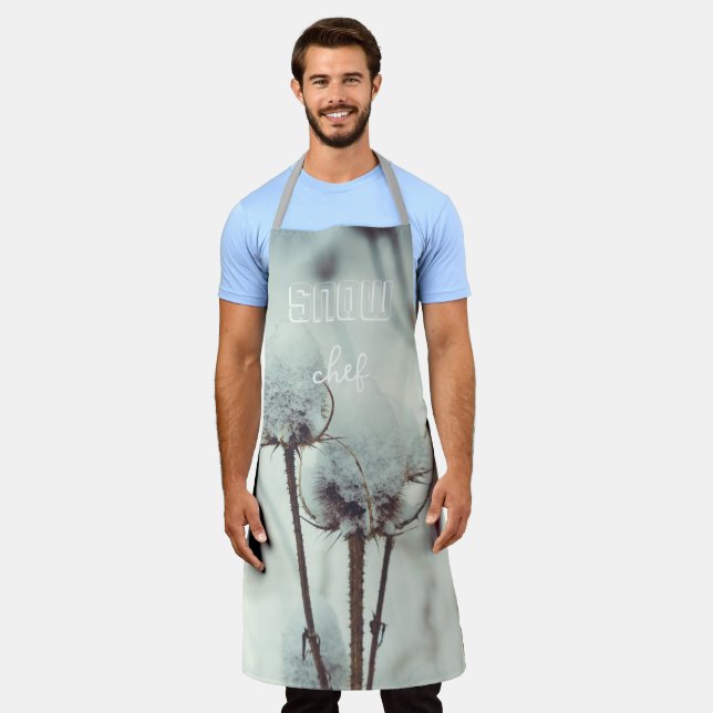 Nach einem Schneefall Schürze (Getragen)