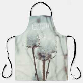 Nach einem Schneefall Schürze