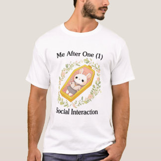 Nach einer sozialen Interaktion Vintag T-Shirt