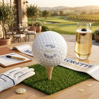 Nach Golf Junggesellinnenabschied Blau Elegant Vor Golfball