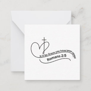 Nach Grace Mitteilungskarte