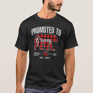 Nach Granny 2023 Bear Pajama Red Kariert, aber T-Shirt
