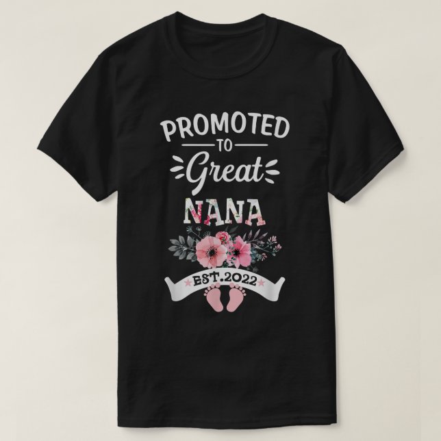 Nach Great Nana Est 2022 Kostüm Niedlich T-Shirt (Design vorne)