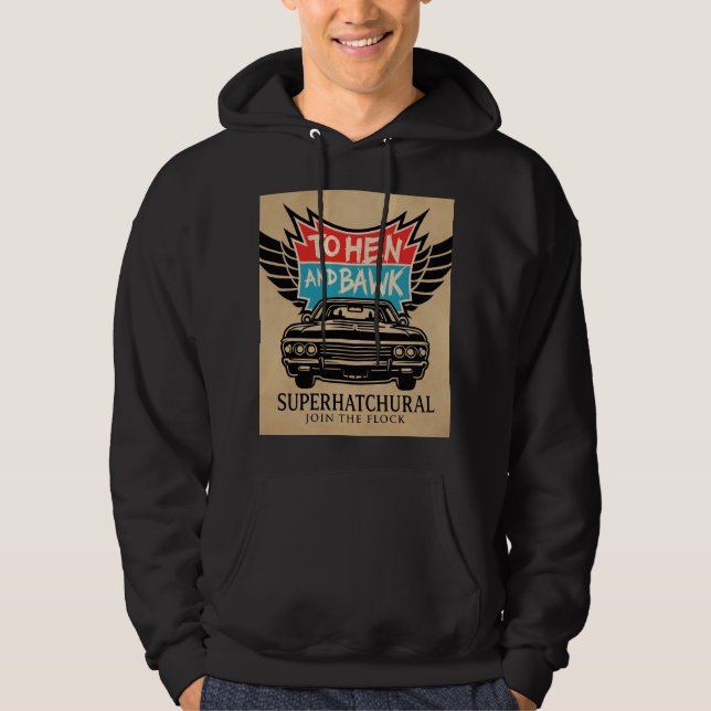 Nach Hen und Bawk Hoodie (Vorderseite)