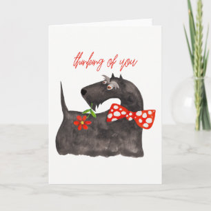 "Nach innen denkend an Sie" niedlicher Karte