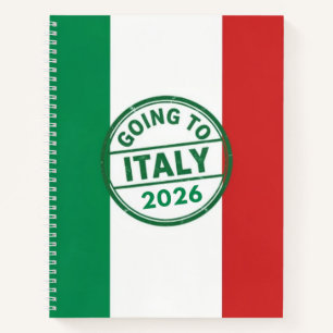 Nach Italien 2026 Notizbuch