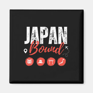Nach Japan gebunden Tokio Reise Urlaub Trip Matchi Magnet