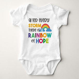 Nach jedem Sturm gibt es einen Regenbogen der Hoff Baby Strampler