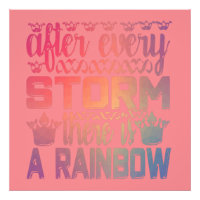 Nach jedem Sturm gibt es einen Regenbogen-min