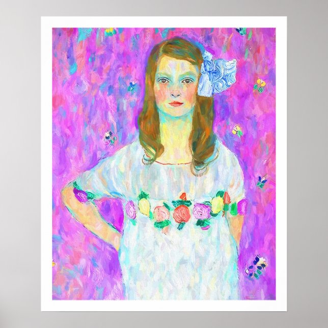 Nach Klimt - Portrait von Mada Poster (Vorne)
