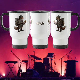 Nach-Konzert-Kebab-Fuchs-Kaffee Reisebecher
