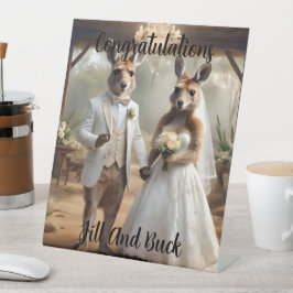 "Nach Liebe gebunden: Ein rustikaler Hop Down the Sockelschild