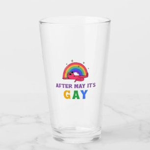 Nach Mai ist der Monat des Gay Funny LGBT Pride Glas