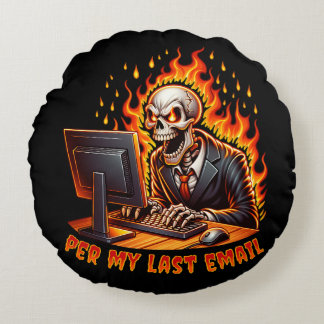 Nach meiner letzten E-Mail Rundes Kissen