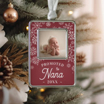 Nach Nana befördert | Baby Foto Oma