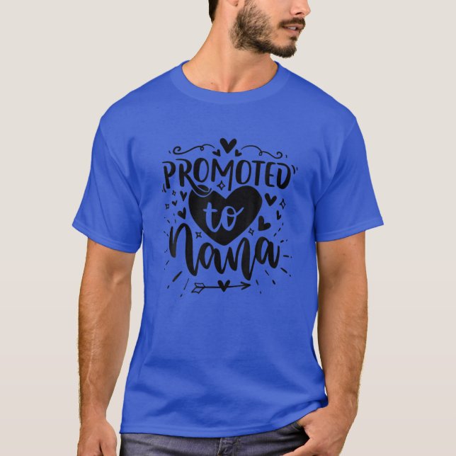 Nach Nana Großmutter Oma befördert T-Shirt (Vorderseite)