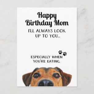 Nach oben zu dir Lustig Alles Gute zum Geburtstag Postkarte