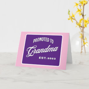 Nach Oma Est befördert. 2023 für das neue Oma Karte