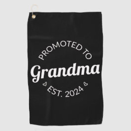 Nach Oma Est befördert. 2024 I Golfhandtuch