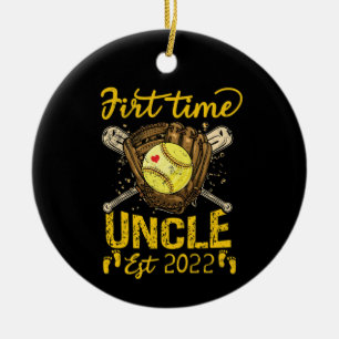 Nach Onkel Est 2022 zum ersten Mal Baseball Keramik Ornament