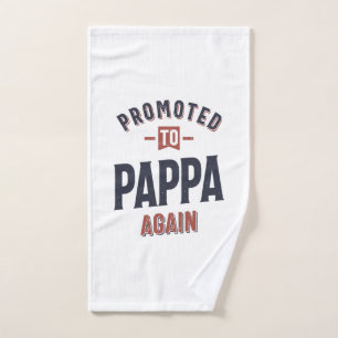 Nach Pappa wieder befördert Vater Opa Handtuch